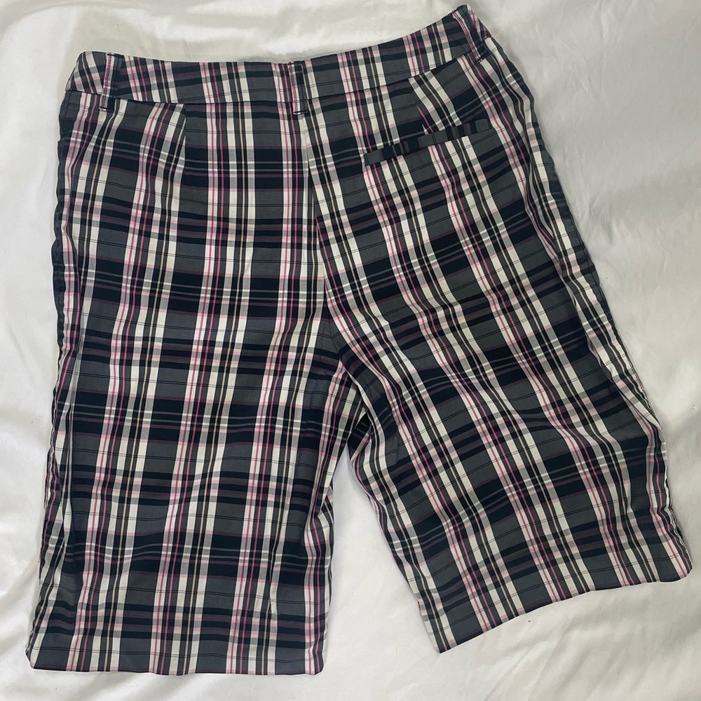 Anne Klein Sport Pink and Blue Bermuda Shorts